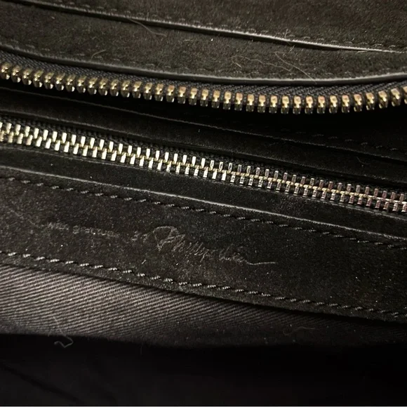 3.1 phillip lim mini soft suede pashli satchel in black - Picture 4 of 12